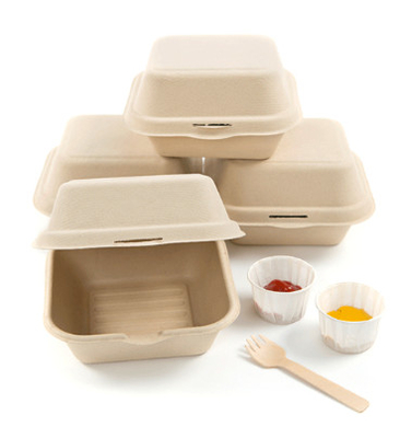 Pulp die niet Plastic Clamshell-de Machine Semi Automatisch vormen van de Lunchdoos