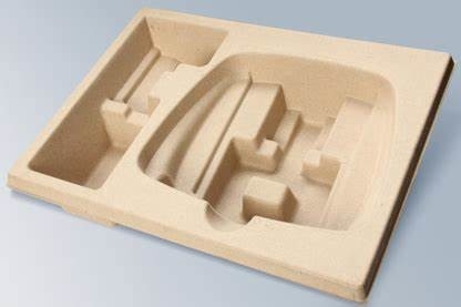 Elektronisch Document Tray Pulp Packaging Customize Dimension