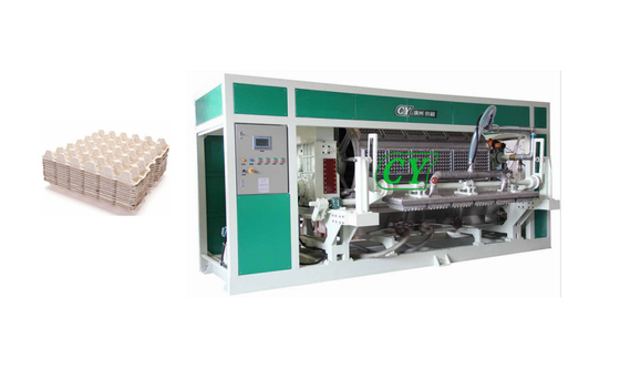 De gerecycleerde Vormende Machines Roterende 6000pcs/hr van de Papierpulp