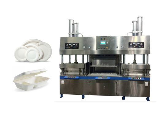 Pulp die niet Plastic Clamshell-de Machine Semi Automatisch vormen van de Lunchdoos