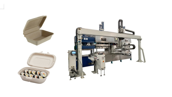 Efficiënte papierpulp gietmachines Capaciteit 4000-6000pcs / uur PLC-besturingssysteem