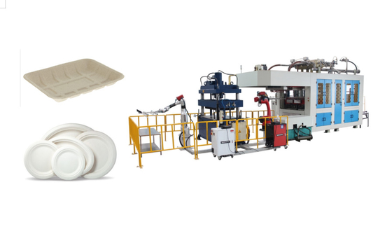 De automatische de Plaatmachine van de Pulp Vormende Bagasse vervangt Schuim