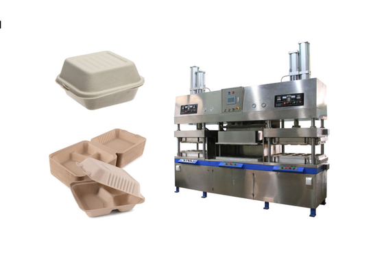 Biologisch afbreekbare Pulp Gevormde Clamshell-Doosmachine