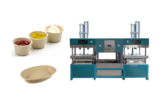 Efficiënte Pulp Molding Plate Machine 5000-7000pcs / uur Capaciteit voor voedselcontainer