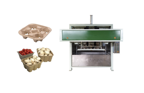 Eco Vriendschappelijke Document Gevormde Machine om het Fruit Tray Coffee Cup Tray Te maken van het Eikarton
