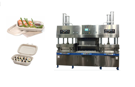 Wegwerppulp Molding Lunchbox Making Equipment