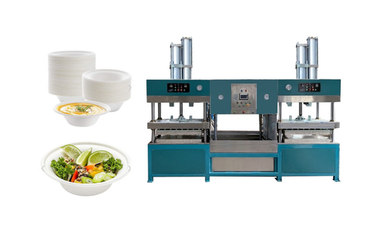 Pulp Molding Wegwerp Clamshell Box Making Machine