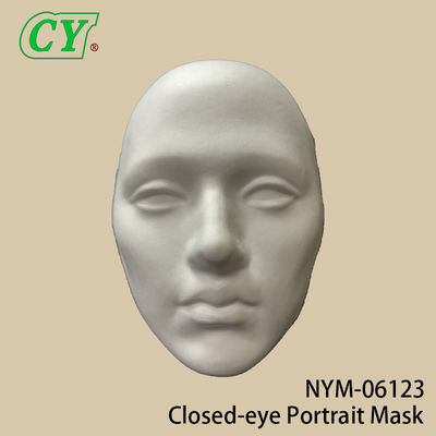 Witte DIY Volle Gezichtsmaskers Feestmaskers Pulp Materiaal Schilderen Papieren Masker Voor Halloween