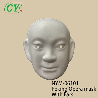 Wit Papier-maché Handgeschilderde Lachende Gezichts Cosplay Maskers DIY Venetiaanse Maskers Partij Maskers