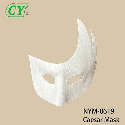 Kinderen DIY witte embryo vossenmasker pulp dier kattenmasker schilderen graffiti half gezichtsmasker