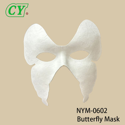 Kinderen DIY witte embryo vossenmasker pulp dier kattenmasker schilderen graffiti half gezichtsmasker