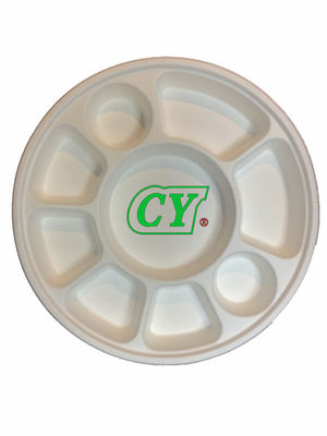 De biologisch afbreekbare van de de Lunchdoos van Clamshell van de Suikerrietbagasse Houtpulp van de de Machine Maagdelijke Pulp