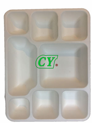 De biologisch afbreekbare van de de Lunchdoos van Clamshell van de Suikerrietbagasse Houtpulp van de de Machine Maagdelijke Pulp