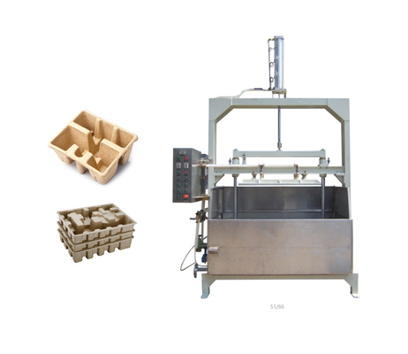 Papier van 1M3/Min 12kw vormde Hete Persmachine voor Verbeterend Misvormd Pulpdienblad