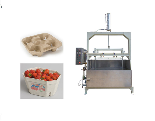 Vernieuwbare Document Gevormde Machine om het Fruit Tray Coffee Cup Tray Te maken van het Eikarton